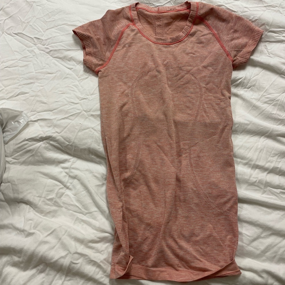 Athleta Pink Short Sleeve Dress